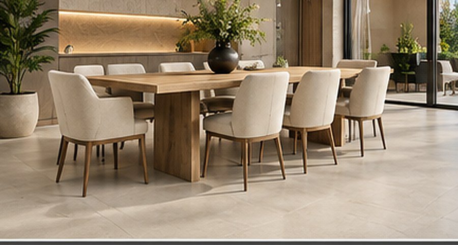 Boca Cream Porcelain Tile - Image 3