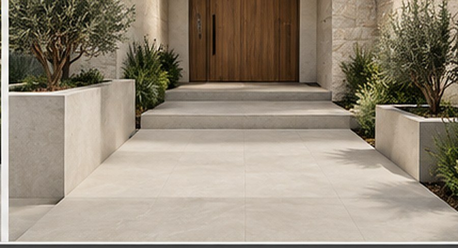 Boca Cream Porcelain Tile - Image 5