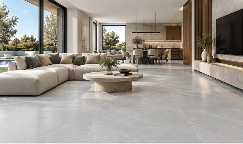 Bonita Soft Gray Porcelain Tile