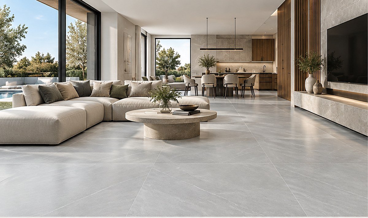 Bonita Soft Gray Porcelain Tile