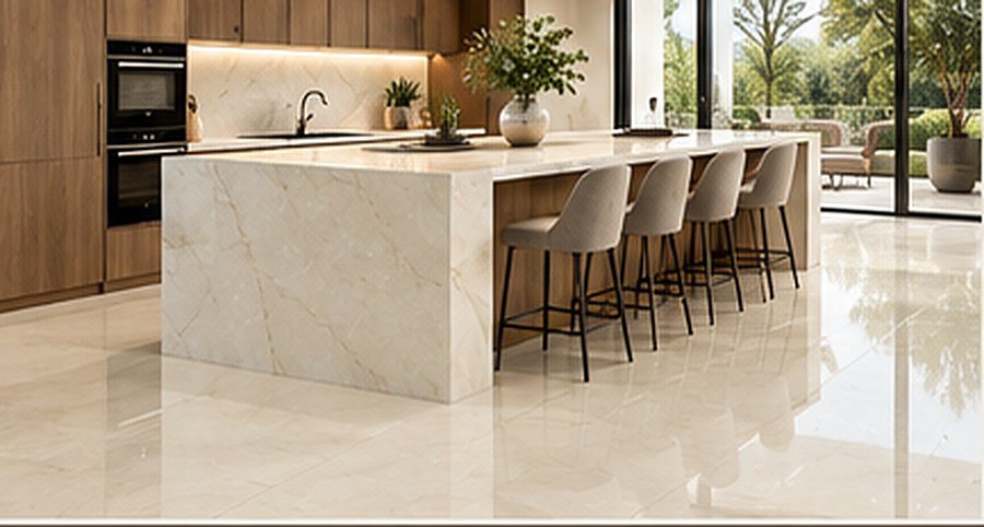 Dania Beach Cream Porcelain Tile - Image 3