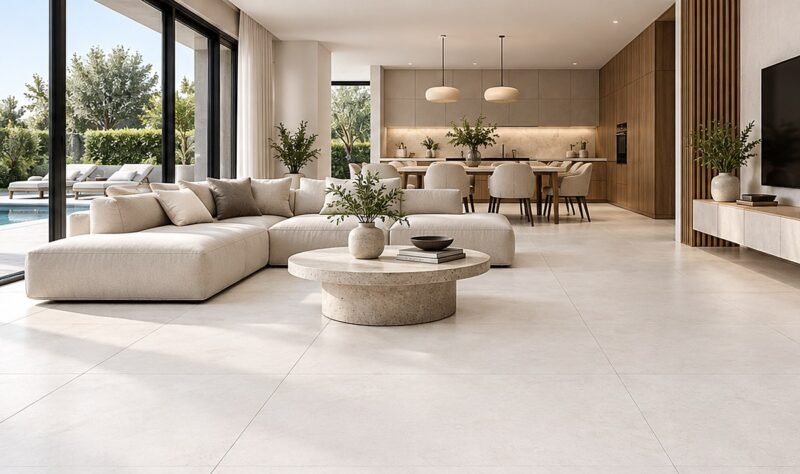 Hobe Sound White Porcelain Tile