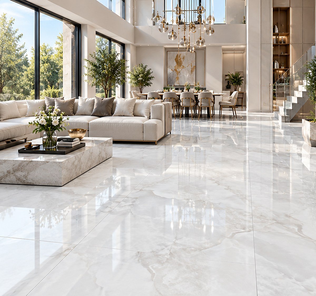 Key West White Porcelain Tile