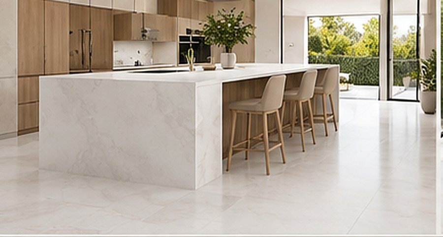 Key West White Satin Porcelain Tile - Image 3