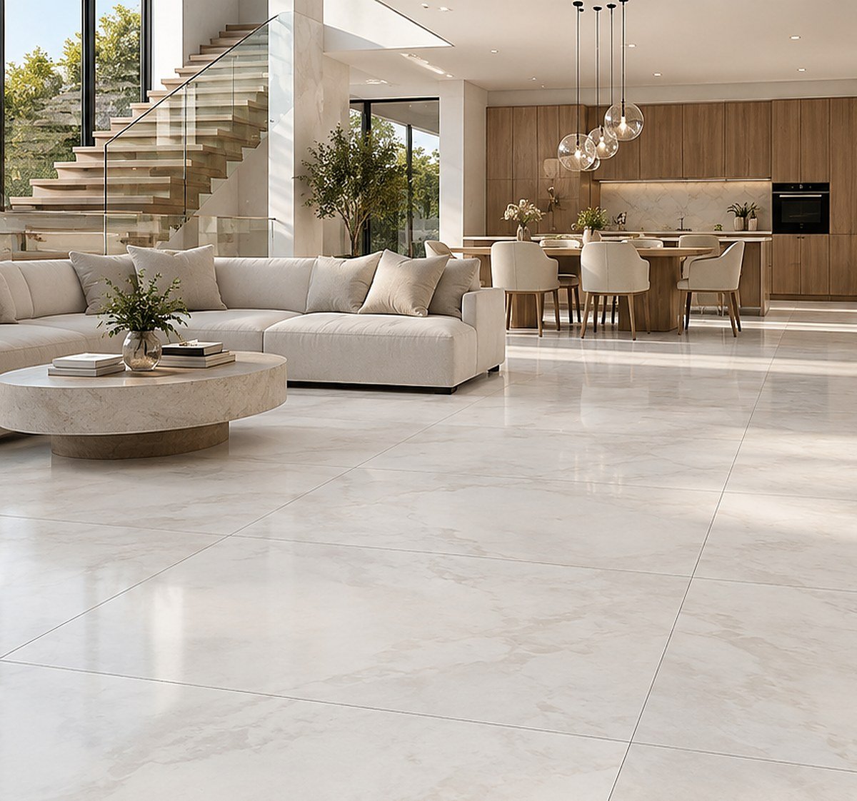 Key West White Satin Porcelain Tile