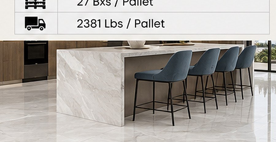 Miramar White Porcelain Tile - Image 5