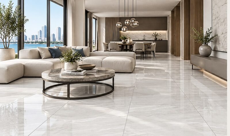 Miramar White Porcelain Tile