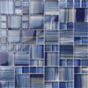 Horizon Blue & Gold Mosaic