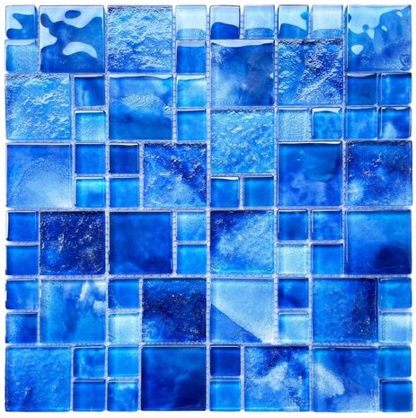 Santorini Blue Mosaic