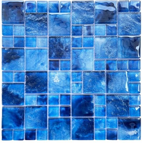 Santorini Turquoise Mosaic