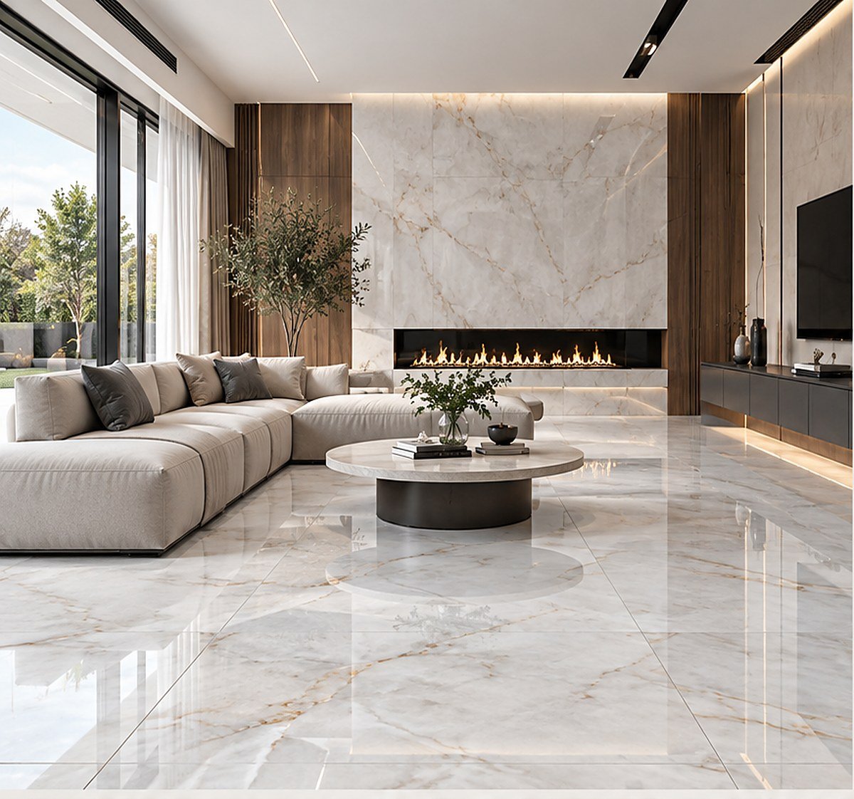 Sebring White Porcelain Tile