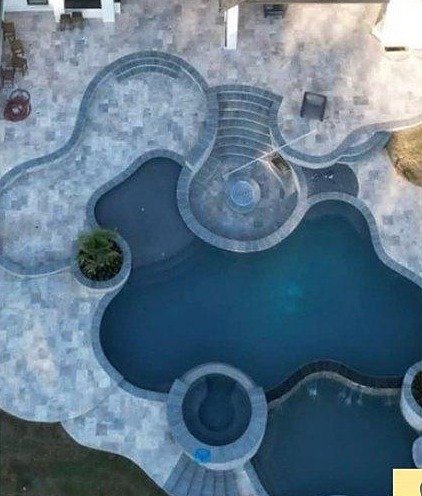 Silver Tumbled Travertine Pavers - Image 2
