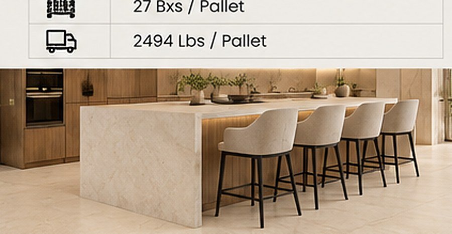 St. Augustine Beige Porcelain Tile - Image 5